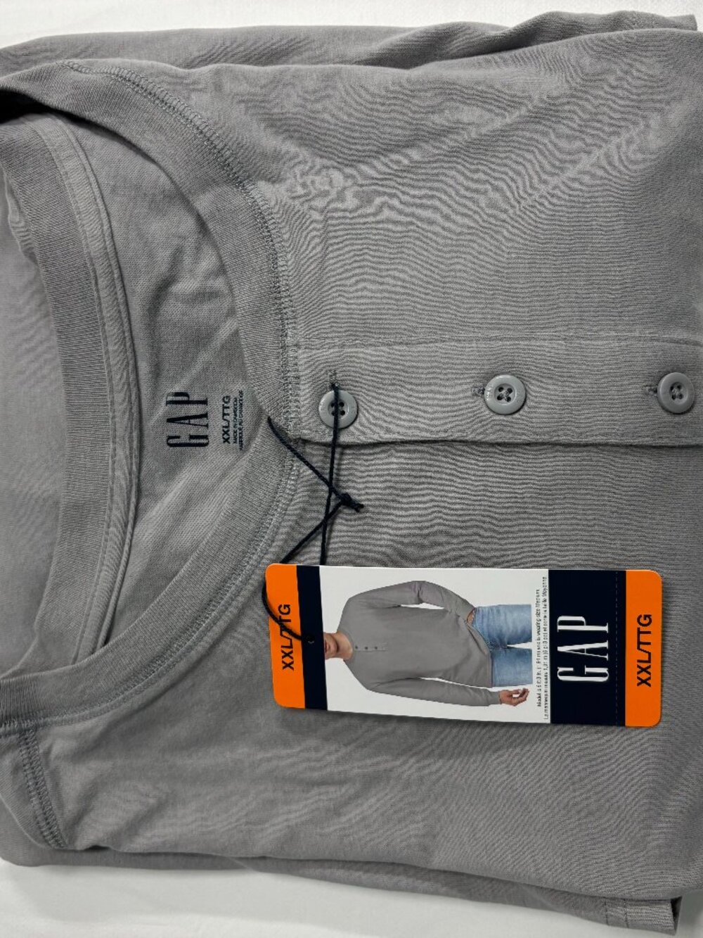 Gap mens henley long sleeve